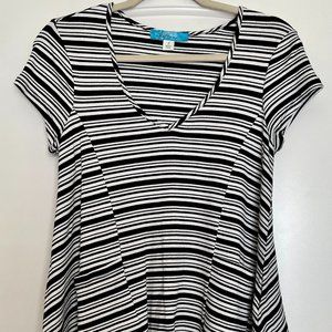 B&W Francesca's Blouse With Pockets